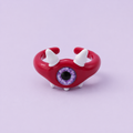 Lil' Purple Eyed Monster Ring